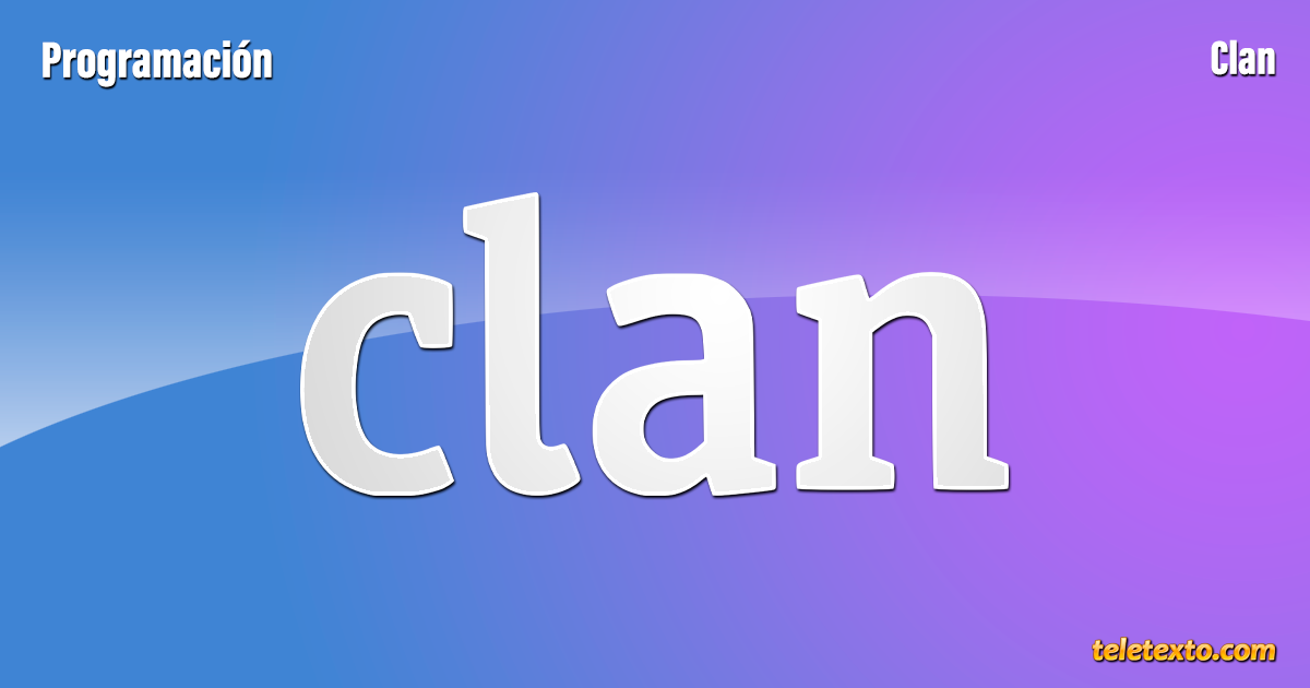 Programación de Clan