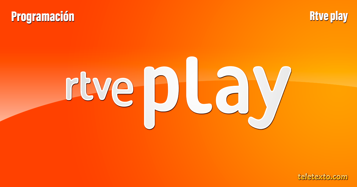 Programación de RTVE Play